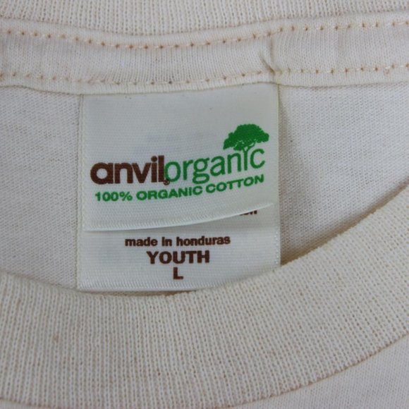 NWT VINTAGE TEE SHIRT PAWSBY PLANET INK ANVIL ORGANIC YOUTH LARGE SIZE 11/12 - Picture 6 of 6